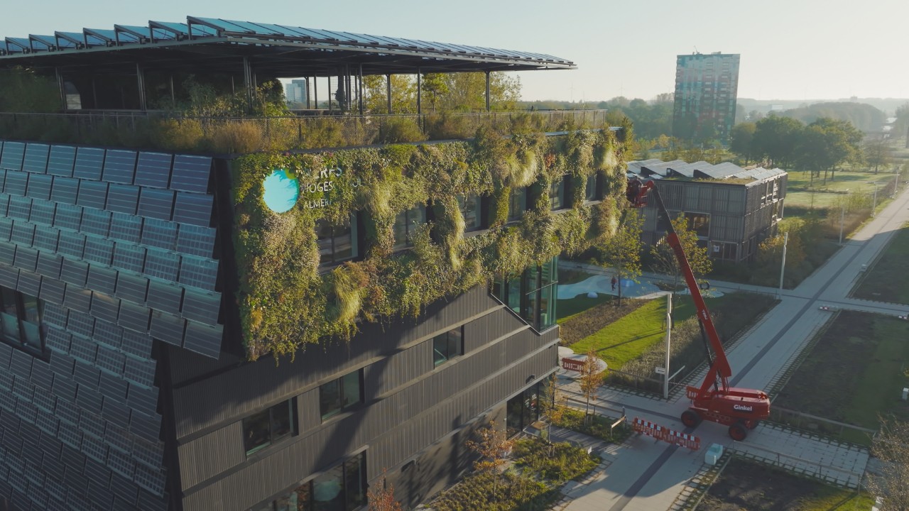 Der grünste Campus der Niederlande ist in Almere.