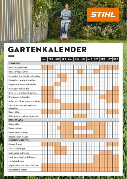 STIHL Gartenkalender